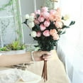 thumbnail image 4 of 1PC Artificial Rose Flowers Long Stem Fake Silk Roses for DIY Wedding Bouquet Table Centerpiece Home Decor, 4 of 5