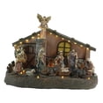 thumbnail image 4 of Adorno de pesebre artesanal, adorno iluminado para casa, decoración de mesa con música para apartamento, cafetería, hogar, regalo, sala de estudio, 4 of 9