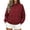 a-Wine-sweatshirt, variant on Aezemi Women Full Zip Oversized Sweatshirt with Cargo Pockets Mock Neck Zip up Fashion Loose Fit Fall Winter Outerwear Coat Casual Trendy Long Sleeve No Hood Sweatshirt for Women XL