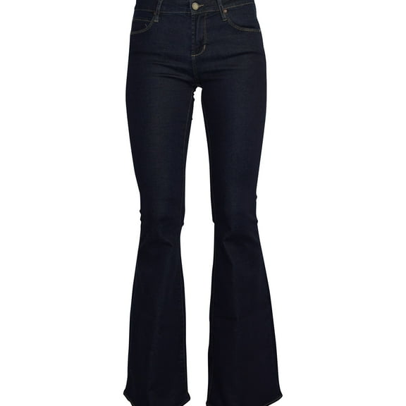 Articles of Society Womens Faith Flared Jeans, Blue, 24