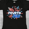 thumbnail image 4 of Inktastic My First Fourth of July- Red, White, and Blue Fireworks Boys or Girls Baby Bodysuit, 4 of 5