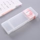 thumbnail image 1 of Estuche de plástico para estudiantes con tapa, caja de papelería Macaron de gran capacidad, organizador apilable para material escolar, 1 of 2