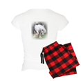 thumbnail image 2 of CafePress - All White Stallion Women's Light Pajamas - Women's Short Sleeve Print T-Shirt and Pants Light Cotton Pajama Set, 2 of 8