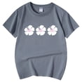 thumbnail image 4 of T-shirts Décontractés Imprimés à Col Rond à Manches Courtes pour Filles Tout-Petits Taille 3-4T, 4 of 5