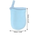 thumbnail image 3 of Unique Bargains 1 Pc Rectangular Glove Type Facial Sponges 3.94"x5.12" Light Blue, 3 of 6
