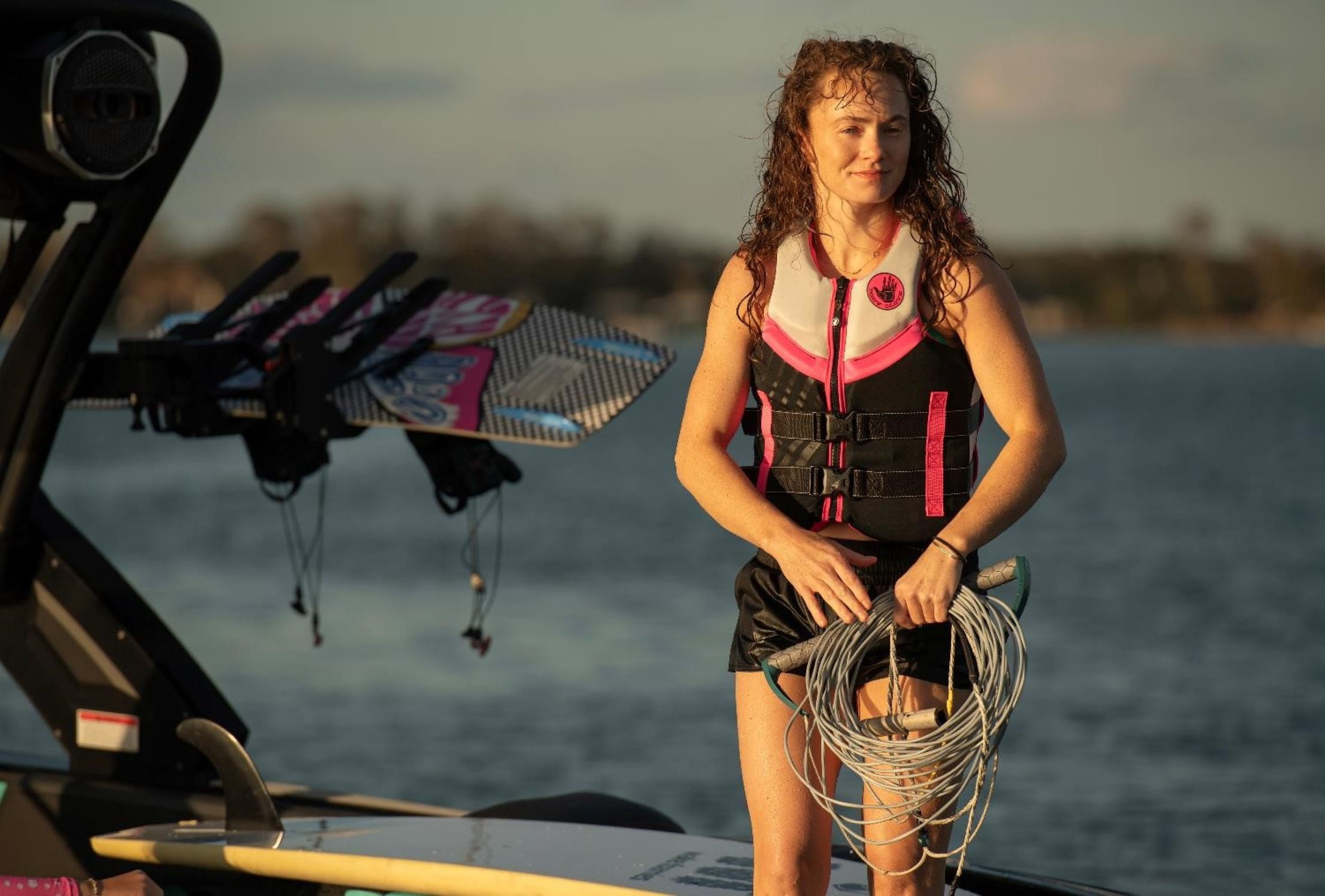 Body Glove Women's Adult Neoprene PFD Life Jacket and Vest, Dual Size 2XL/3XL, Pink