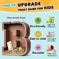 thumbnail image 2 of Alcancía con letras de madera Summidate Alphabet B Kids, 2 of 6