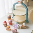 thumbnail image 3 of Afternoon Tea Game Toys DIY Pretend Play Toy Simulation Coffee Set Tableware Play House Kitchen Gifts For Children Kids Girls, 3 of 6
