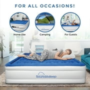 SoundAsleep Dream Series Air Mattress with ComfortCoil Technology & Internal High Capacity Pump - Queen