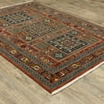 thumbnail image 5 of Oriental Weavers Lilihan Area Rug 002C6 Traditional Red Blocks Cubes 5' 3" x 7' 6" Rectangle, 5 of 8