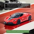thumbnail image 2 of 1:36 Modelo de coche deportivo de aleación para niños, coche de juguete para niños, coche de carreras, regalos decorativos, 2 of 5