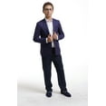 thumbnail image 1 of Elie Balleh Navy T R Checkered Boy's Blazers Sports Coat Jacket, 1 of 1