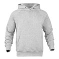 thumbnail image 3 of ameIAEA Hoodies for Men Fall Long Sleeve Pullover Sweatshirts Solid Color Casual Tops with Pocket, 3 of 7