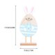 thumbnail image 4 of De Pascua Para El Hogar, Conejo, Huevo De Pascua, Conejo, Adornos De Madera, Suministros Para Fiesta De Pascua, Regalos De Pascua Para Niños Advancent HA040633-02, 4 of 6