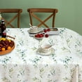 thumbnail image 4 of Oval Spring Leaf Tablecloth, Sage Green Table Clothes for Oval Tables 54 x 72, Perfect for Kitchen Dinner, Restaurant,Outdoor Holiday Picnic Table Cover, 4 of 6