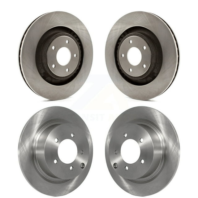 CMX Front Rear Disc Brake Rotors Kit for Car 2008-2009 Dodge Caliber SRT-4 with 340mm Diameter Rotor K8-101209