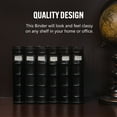thumbnail image 3 of Bellagio-Italia CD/DVD Storage Binder - Black - Leather - 384-Disc Capacity - Storage Organizer for DVDs, CDs, Blu Rays, & Video Games - Acid-Free Binder Organizer Sheets - 6 Pack Bonus Sheets, 3 of 7