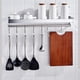 thumbnail image 4 of Soporte Para Estante De Especias De Montaje En Pared, Gancho Colgante De Almacenamiento Sin Perforación, Estante Organizador Resistente, Suministros De Cocina Advancent HA023851-00, 4 of 7