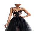 thumbnail image 4 of Robe en Tulle Superposée pour Femmes Taille Haute Sexy Cocktail Soirée Maxi Robe, 4 of 6