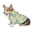 thumbnail image 7 of Fotbe Lilies Flowers Print Small Dog Sweater Hoodies Pet Grey Hooded Soft Fleece Sweatshirts with Pocket Fall Winter Puppy Cat Sweaters Warm Clothes-X-Small, 7 of 7