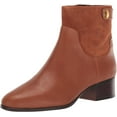 thumbnail image 3 of Franco Sarto Womens Jessica Low Heel Ankle Boot Cognac Brown 5.5M, 3 of 5