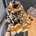 thumbnail image 2 of Valentine's DayFashion Leopard Cotton Scarf Women Hijab Pashmina Shawls and Wraps Foulard Bufandas Warm Travel Stoles 2023 New yaoshenbao LED, 2 of 2