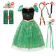 thumbnail image 5 of Vestido de princesa de Frozen de Disney para niñas, traje de baile de malla con lentejuelas blancas, ropa de carnaval, Cosplay para niños, Reina de la nieve, Elsa y Anna, 5 of 5