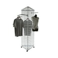 thumbnail image 4 of Econoco Grid Base Stand ? Grid Panel Accessory, Triangle Base For Grid, 3-Way Base, Rolling Triangle Display Stand For Grid, Chrome Finish, 4 of 5