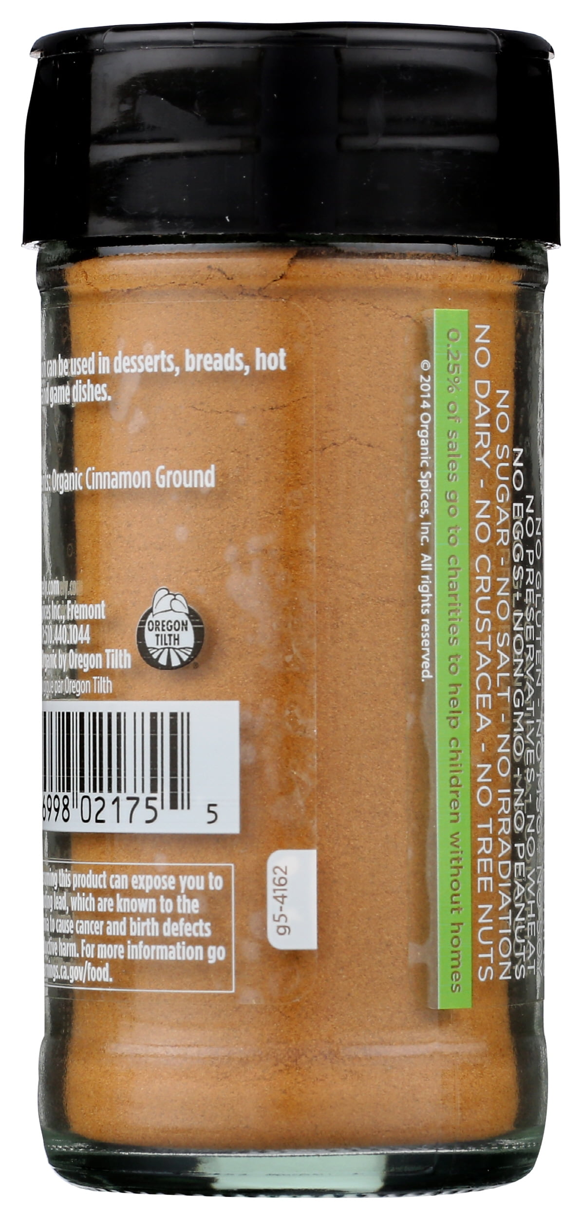 (Pack of 3), Spicely Organics Organic Cinnamon Ground, 1.4 oz