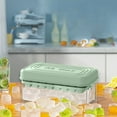 thumbnail image 4 of Bandeja Para Cubitos De Hielo, Caja Para Hielo De Grado Alimenticio Con Tapa, Artefacto Para Hielo, Caja Para Hielo De Gran Capacidad Para Frigorífico, Cubitos De Hielo Caseros, Apta Para Bares Domé, 4 of 8