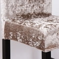 thumbnail image 5 of Skksst Velvet Height Stool Slipcover Bar Counter Spandex Chair Seat Protector, Set of 4, 5 of 5