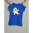 thumbnail image 5 of Old Glory Juniors Dabbing Unicorn Short Sleeve Graphic T Shirt, 5 of 6