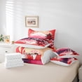 thumbnail image 4 of YST Pink Cherry Blossoms 7-Piece Bedding Set, Japanese Style Comforter Set with Mount Fuji Theme, Queen, 4 of 4