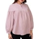thumbnail image 4 of CAMISAS Y BLUSAS DE MATERNIDAD CHIC INSPIRADORAS PARA MUJERES, CON PLECA, BOTONES Y MANGA LARGA, TOP DE EMBARAZO Y LACTANCIA, TALLA 2XL, ROSA, 4 of 6