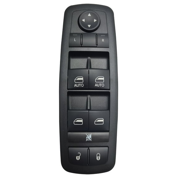 Hex Autoparts Driver Side Master Power Window Switch for Dodge Ram 1500 2009 2010 2011 2012 4602533AB, 4602533AC, 4602533AD