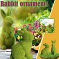 thumbnail image 1 of Xihbxyly Conejo de Pascua de Resina, Decoración con Musgo, Diseño Ecológico, Adorno para Jardín Interior y Exterior, Adorables Figuras para Sentarse y Pararse, Decoración Navideña para Mesa y Jardín,, 1 of 5