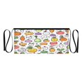 thumbnail image 7 of Yayeee Waist Apron with Pockets for Cooking Waterproof Half Server Aprons, Cute Vegetables, 7 of 7