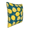 thumbnail image 2 of KLL Lemon Decorative Throw Pillow Covers Velvet Soft for Couch Sofa Bedroom Living Room Outdoor - 16"x16", 2 of 8