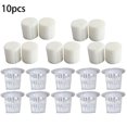thumbnail image 1 of 20pcs PE 32*30mm Mesh Pot With Sponge Net Cup Basket Hydroponic Aeroponic Plant Grow Sponge Suitable For Soilless Cultivation, 1 of 4