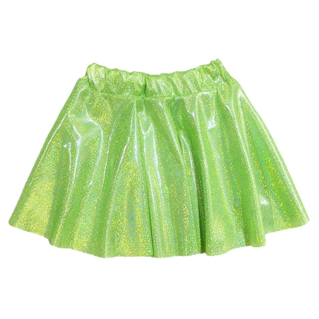 Robes pour Tout-Petites Filles Fête des Fêtes à Blocs de Couleur Tutu Carnaval Danse Performance Jupe Poncho Pom-Pom Girl Jupe Plissée à Paillettes Robe Vêtements pour Enfants Robe Fille Vêtements Taille TP