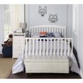 Dream On Me Niko 5in1 Convertible Crib with Changer, White