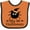 Orange and Black, variant on Inktastic My 1st Halloween Witch Spider Boys or Girls Baby Bib