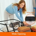thumbnail image 5 of XiHAMA 3 Pack Clear Clothes Storage Bag, 40L Plastic Blanket Storage Bag with Zipper, Foldable Closet Organizer, Moving bags for Comforter, Blanket, Bedding, Duvet, Toys, 5 of 6