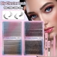 thumbnail image 6 of Lash Clusters Kit, 30D 40D 50D 60D Lash Extension Kit with Lash Bond and Seal, 800Pcs Individual Lash Clusters with Lash Tweezers, Lash Remover and Eyelash Brush, 6 of 6