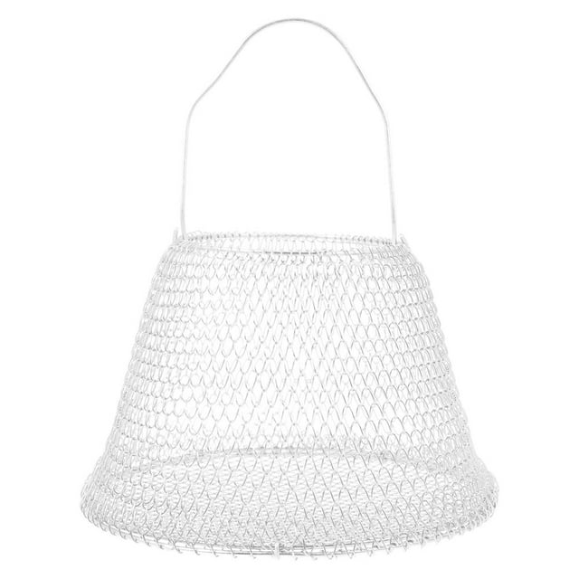 Basket Egg Wire Storage Holder Chicken Gathering Baskets Collecting Fresh Kitchen Container Fruit Metal Iron Eggs