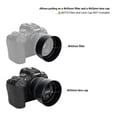 thumbnail image 3 of Parasol de objetivo JJC para Canon RF 50 mm F1.8 STM en EOS R6 R5 RP R, 3 of 8