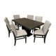 thumbnail image 4 of Set de Comedor SALVANTO Olimpo 6 Sillas 160x100 cm MDF color chocolate, 4 of 6