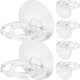 thumbnail image 1 of GOOHOCHY 6pcs adhesivo soporte para cepillo de dientes de la pared de la pared del cepillo del cepillo del cepillo de dientes de la pared de la pared, 1 of 8