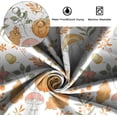 thumbnail image 6 of 72x72 Inch Fall Farmhouse Extra Long Shower Curtain Maple Leaves Mushroom Polyester Bath Curtain Farm Thanksgiving Themed Shower Curtains for Kids Bathroom Decor Waterproof with Hooks, 6 of 6
