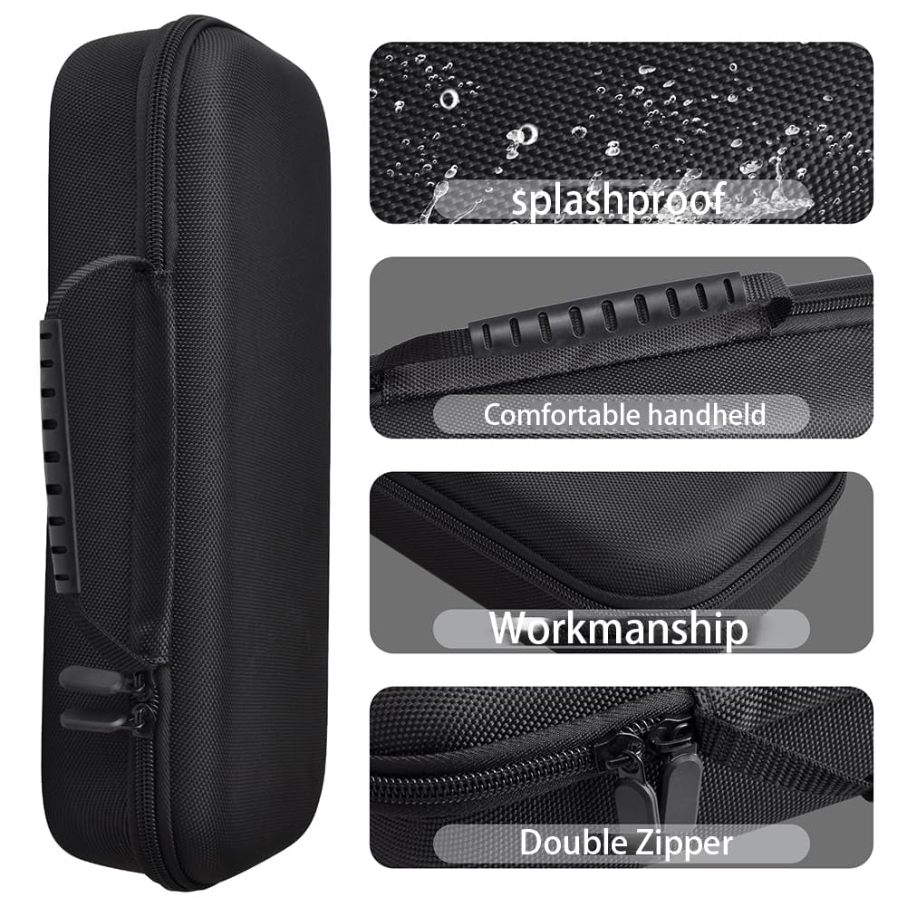 Hard Carrying Case Compatible with Playstation Portal, EVA Portable Travel Case for PS 5 Portal Accessories, Tempered Glass Screen Protector, Protective Cover, Hard Shell Protective Bag (Set A)
